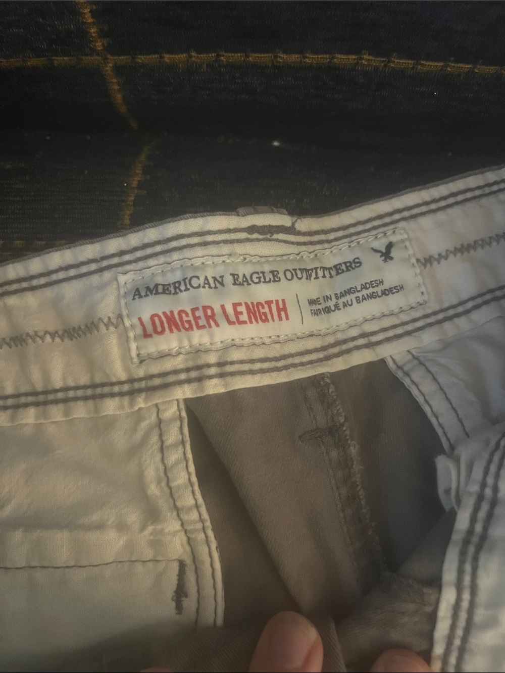 American Eagle Outfitters Men's Flat Front Shorts - White